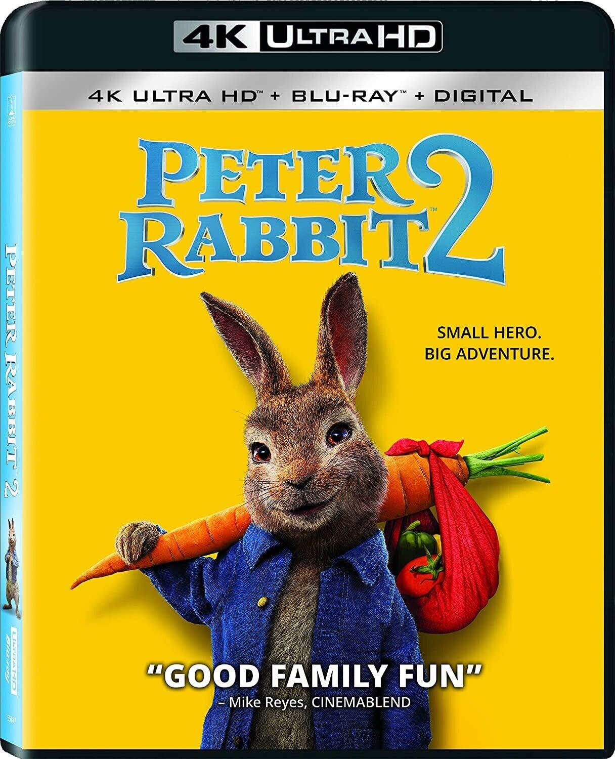 Front. Peter Rabbit 2: The Runaway   - 4K Blu-Ray.