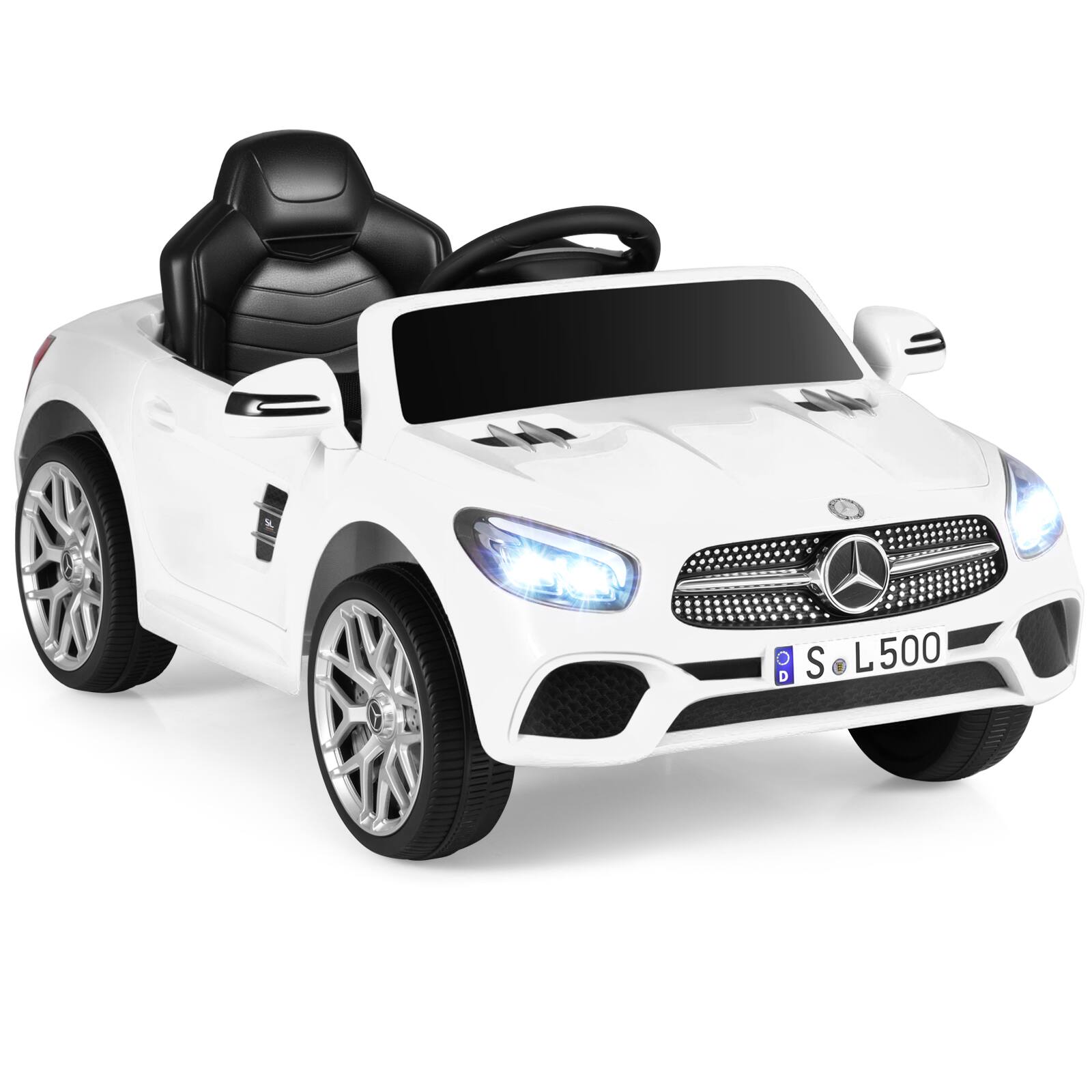 Alt View 8. Ecooso - 12V Licensed Kids Ride On Car with Remote Control and Music.