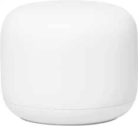 Front. Nest - Google Nest GA00595-US WiFi 5 Gigabit Internal Antenna Wireless Router White.
