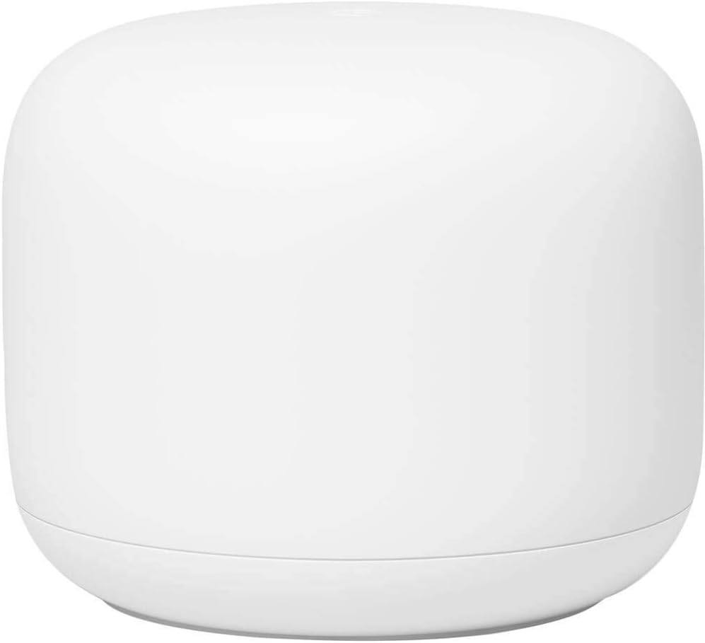 Front. Nest - Google Nest GA00595-US WiFi 5 Gigabit Internal Antenna Wireless Router White.
