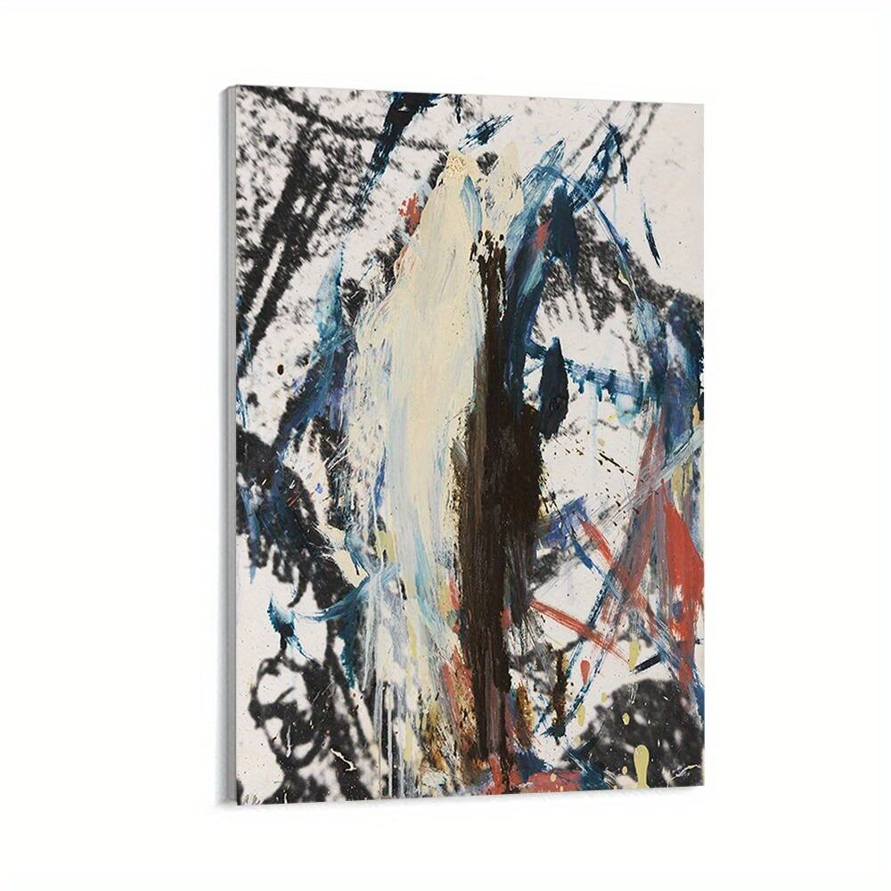 Front. blue - Wooden Frame 1pc, Modern abstract style painting Wrapped Canvas Painting, Suitable for Home, Office and Birthday Party - Color:32*24inch.