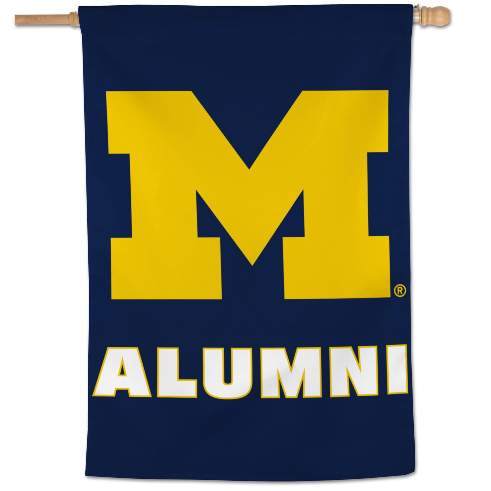 WinCraft - Michigan Wolverines 28" x 40" Alumni Single-Sided Vertical Banner - Multicolor