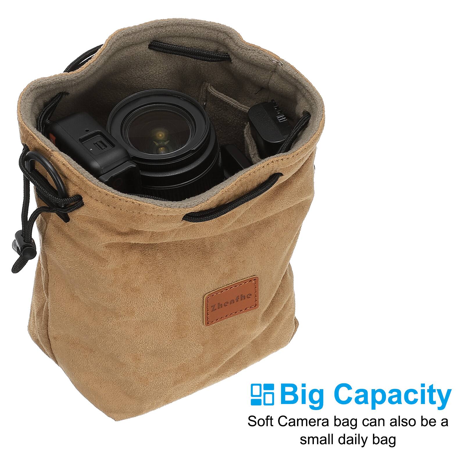 Zhenfhe Big Capacity Soft Camera bag can also be a small daily bag