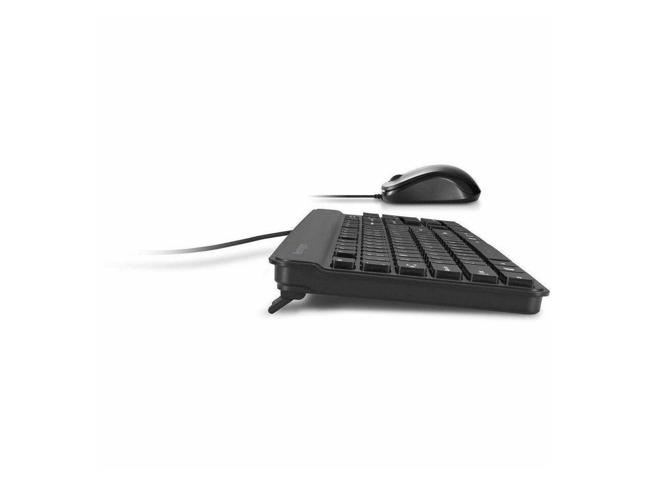 Alt View 10. Kensington - Kensington KM201 Simple Solutions Wired Desktop Set, TAA Compliant - Black - Black.