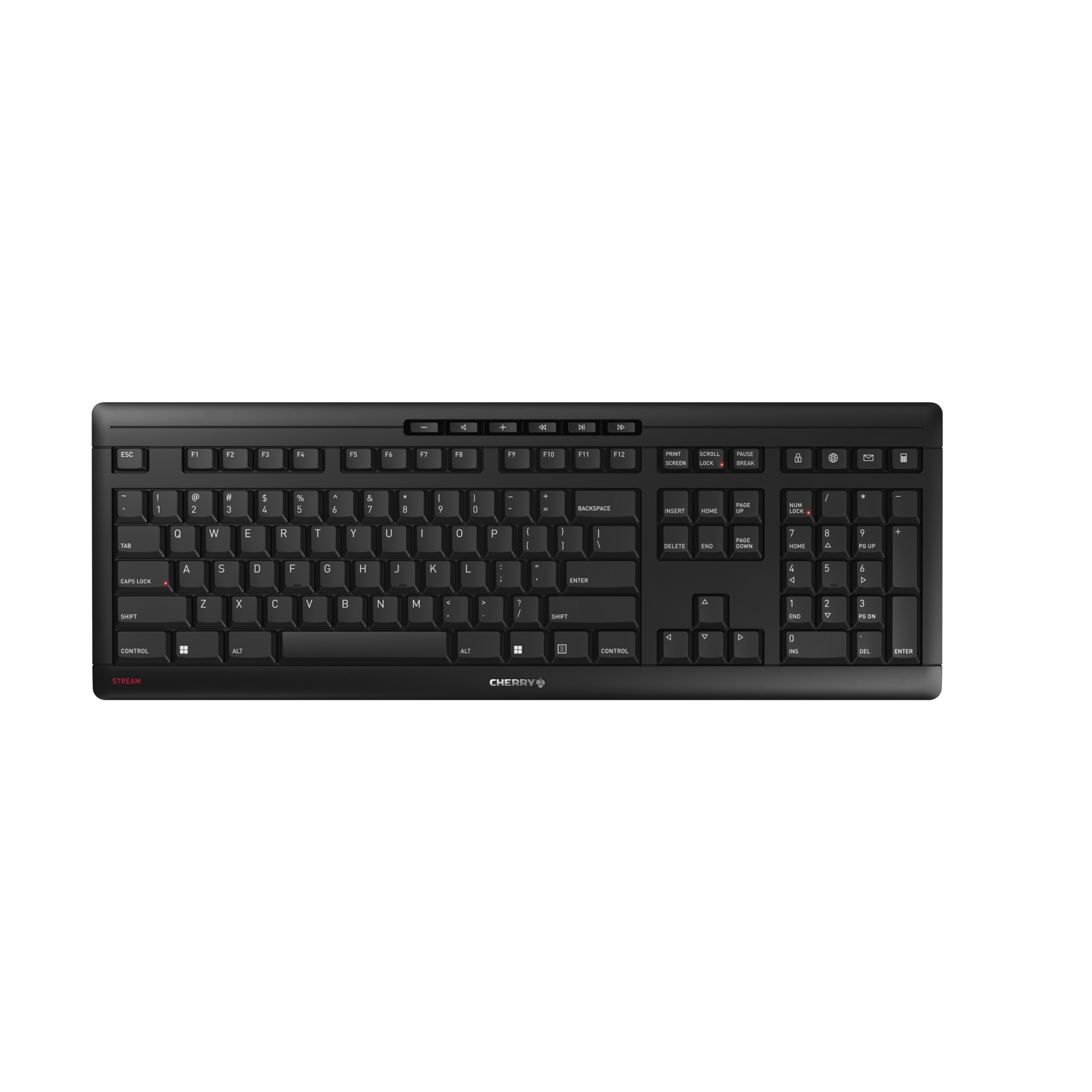 CHERRY - Stream Wireless Keyboard - Black