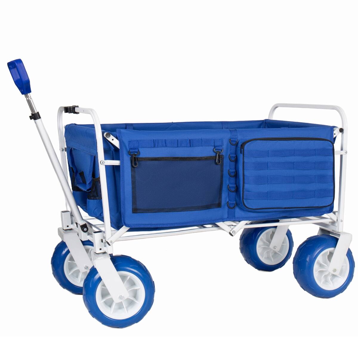 Loheer 500 lb Heavy Duty Beach Wagon, 150L Collapsible Folding Cart ...