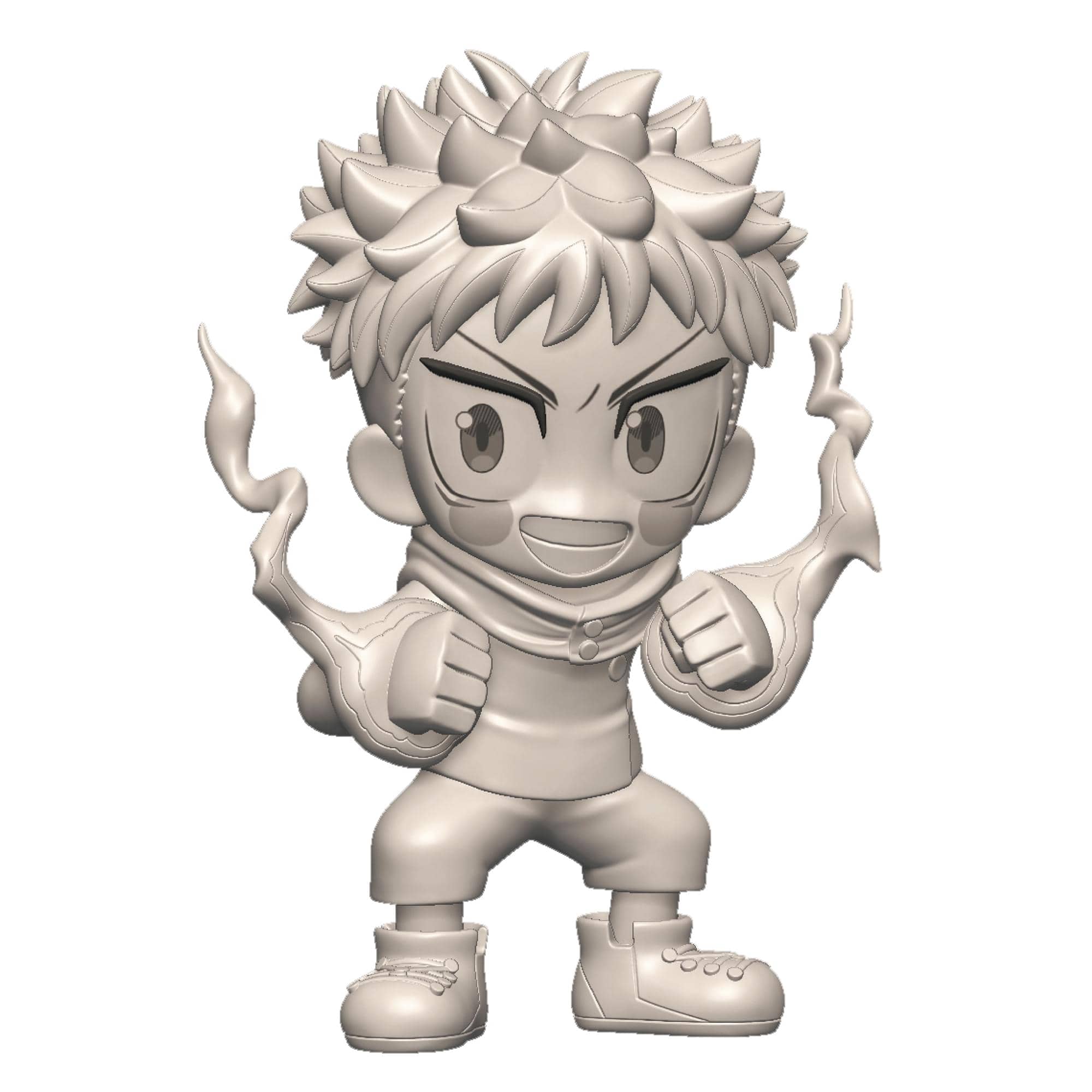 Little Buddy - Jujutsu Kaisen Yuji Itadori Toonize Figure | Normal Color Version - Silver