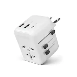 HyperGear - WorldCharge Universal Travel Adapter with USB-C - White