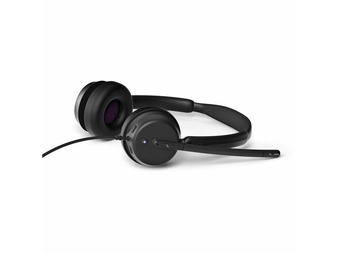 Alt View 4. EPOS - EPOS IMPACT 460T Headset - USB C, Noise Cancelling, Microsoft Teams Certified - Black.