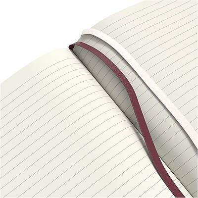 Alt View 2. TRU RED - Medium Hard Cover Ruled Journal, 5 1/2" x 8", Purple - Purple.