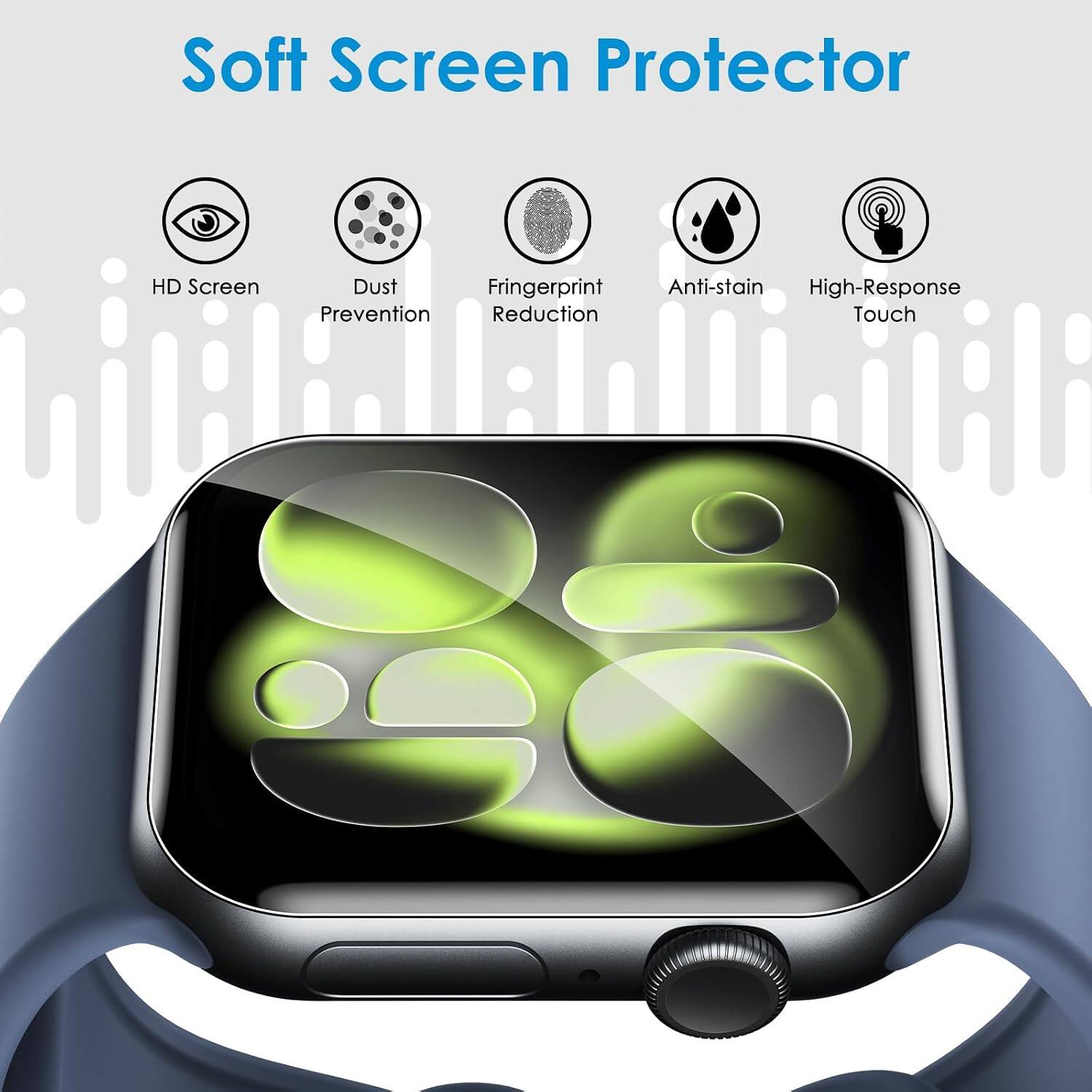 Soft Screen Protector

HD Screen  
Dust Prevention  
Fingerprint Reduction  
Anti-stain  
High-Response Touch
