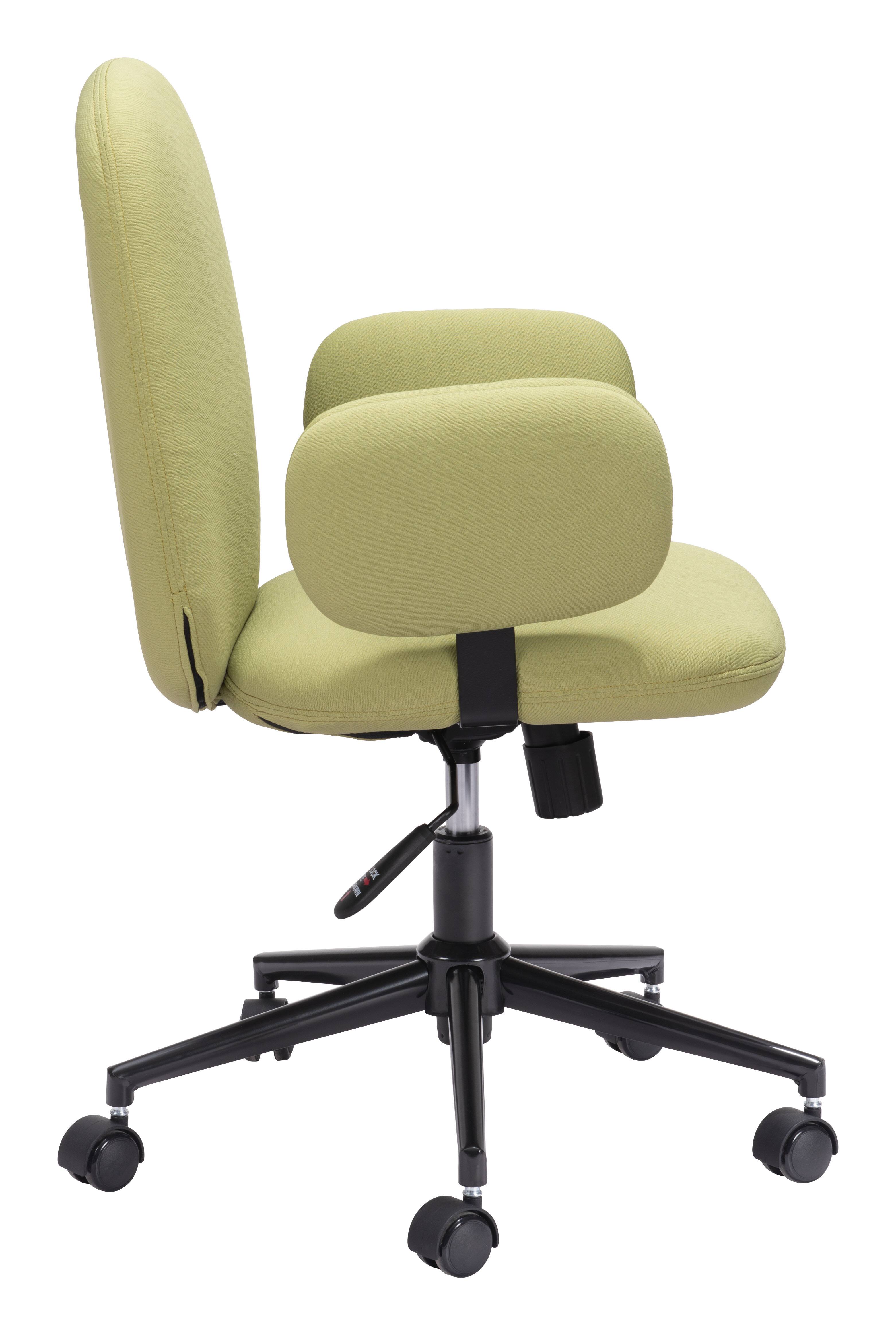 Back. Hivvago - Lionel Office Chair Olive Green - Olive Green.