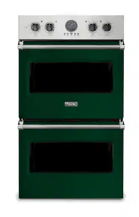 Front. Viking - 30" Viking Professional 5 Series Built-In Double Electric Convection Wall Oven - Ivy - Ivy.