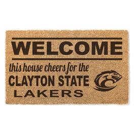 Jardine - Clayton State Lakers 18" x 30" Welcome Doormat - Brown
