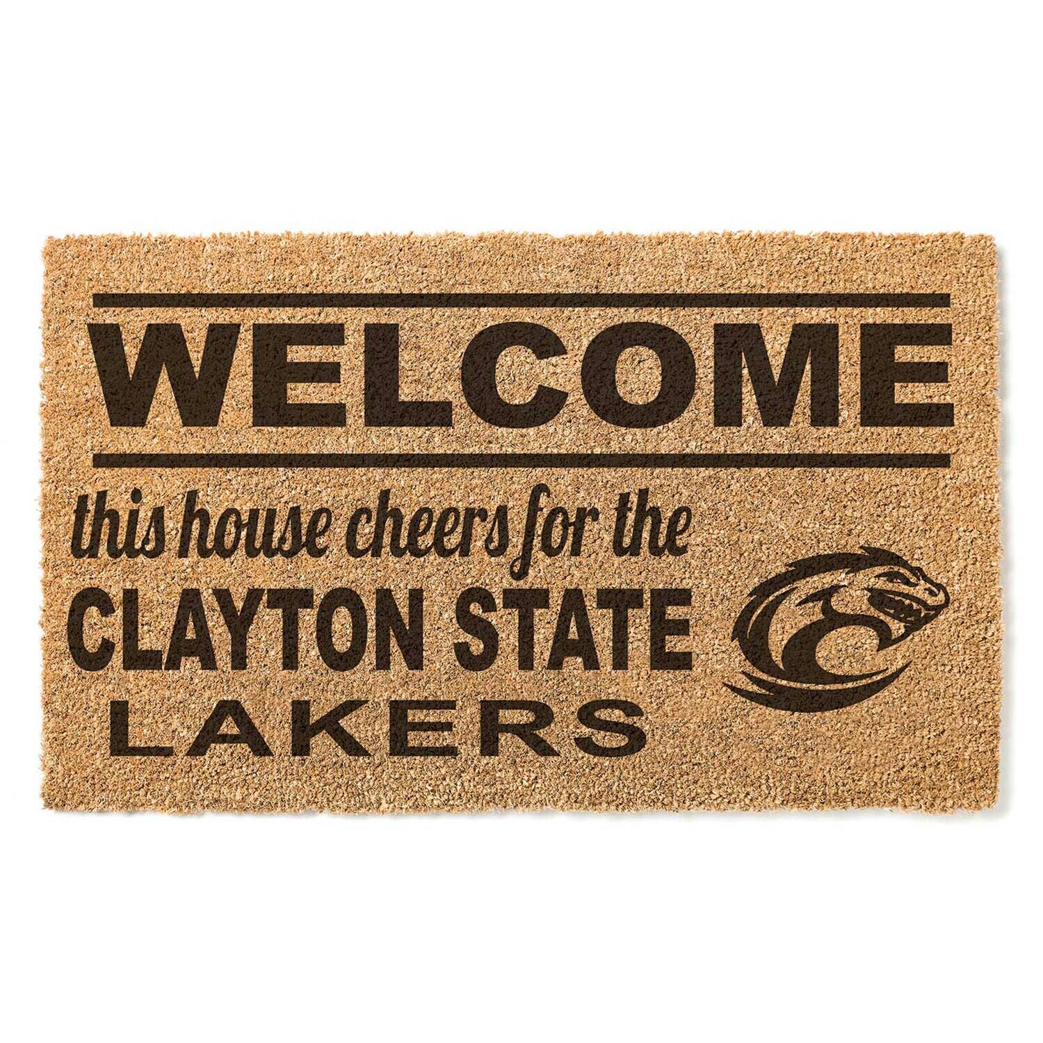 Clayton State Lakers 18" x 30" Welcome Doormat