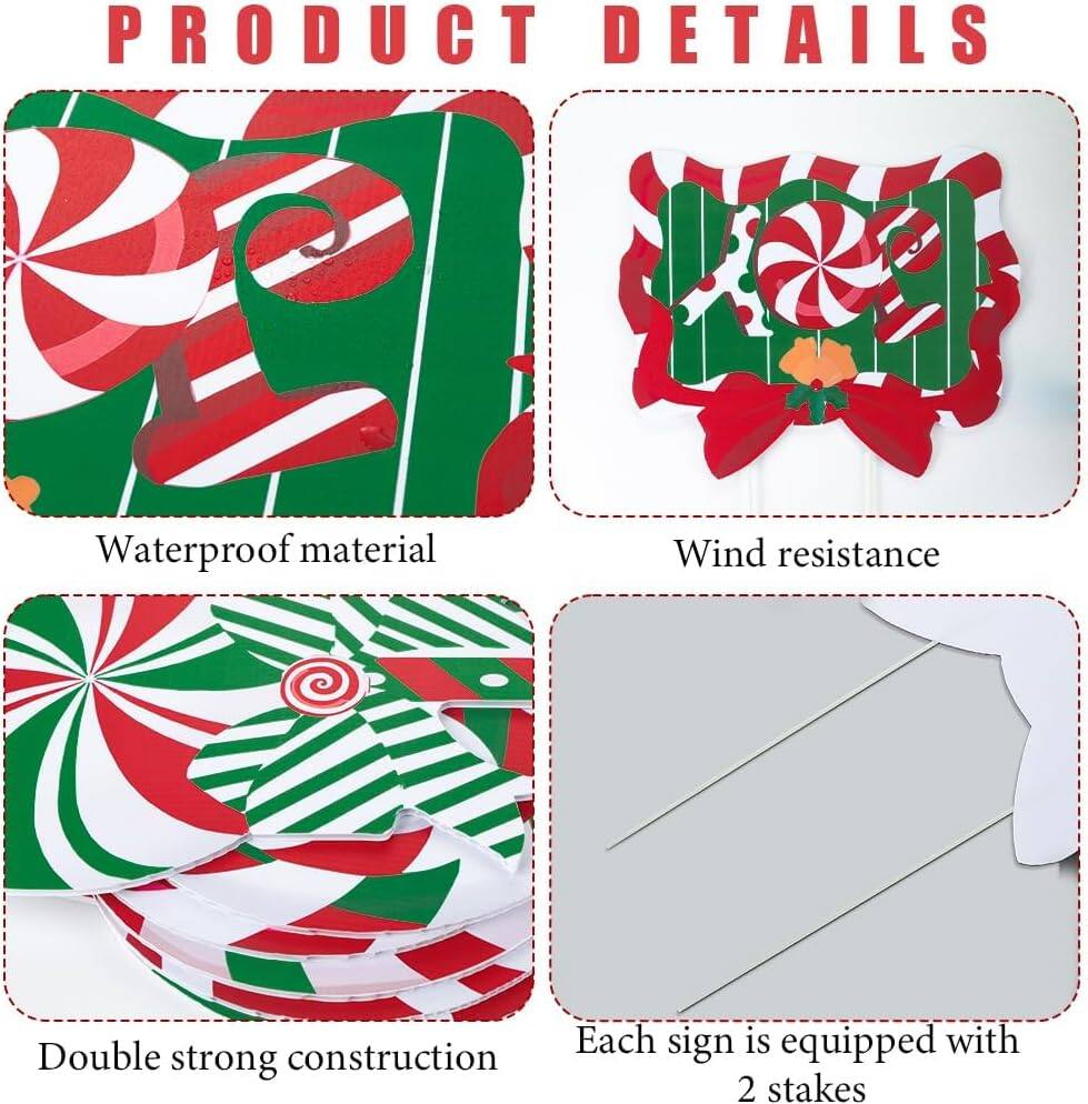 PRODUCT DETAILS

- Waterproof material
- Wind resistance
- Double strong construction
- Each sign is equipped with 2 stakes