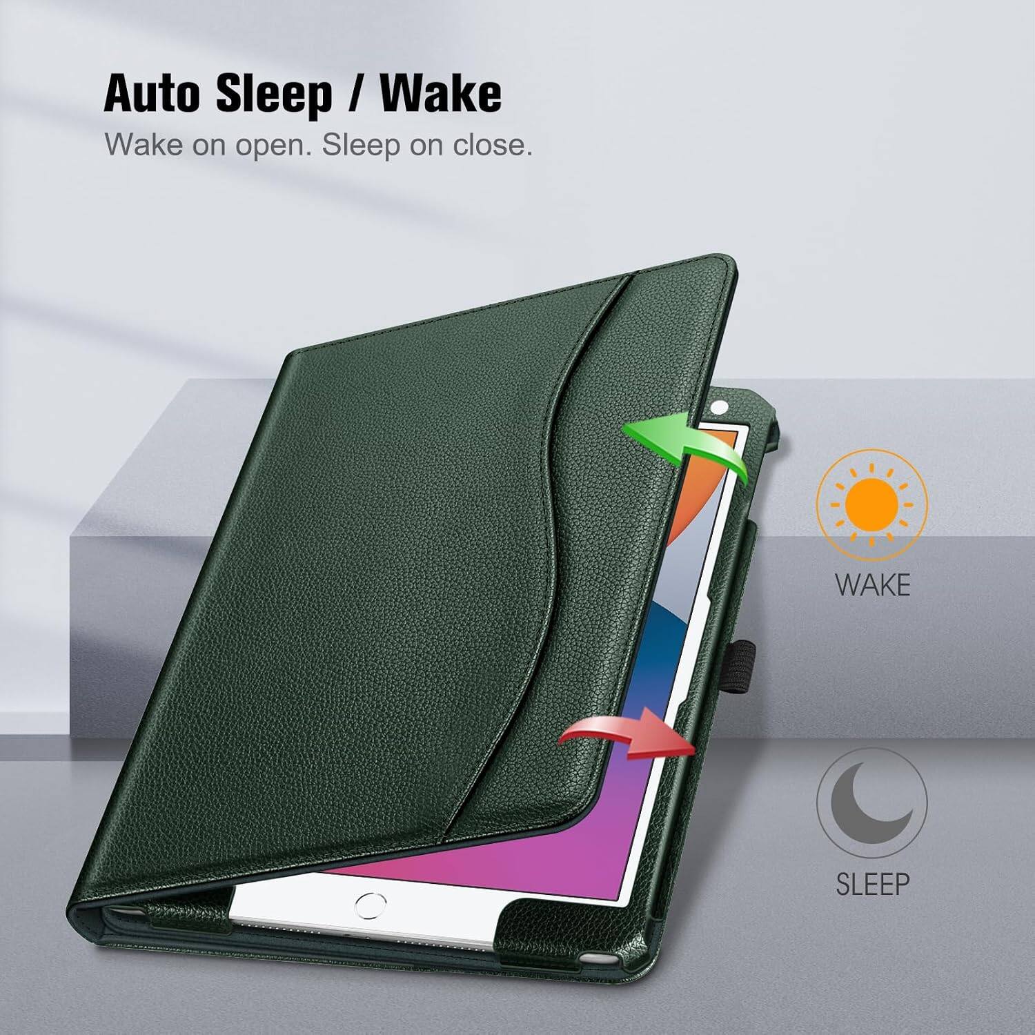 Auto Sleep / Wake  
Wake on open. Sleep on close.  
WAKE  
SLEEP