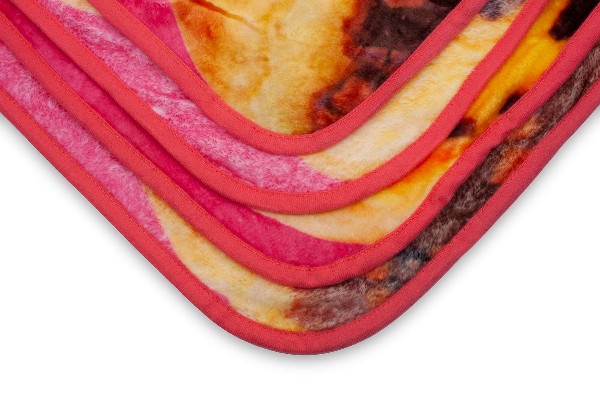 Alt View 2. Just Funky - Donuts Fleece Throw Blanket | Large Soft Throw Blanket | 60 x 45 Inches - Pink.