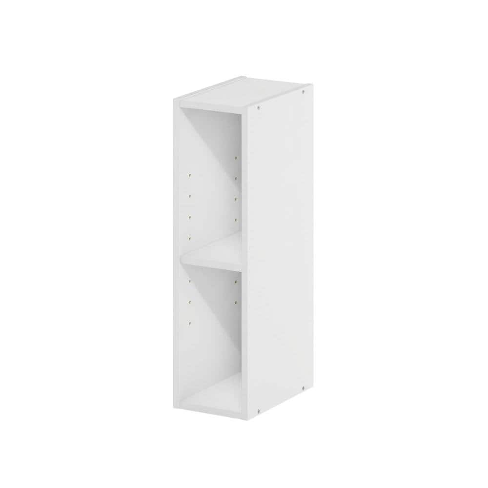 FurniFact - Wooden Bookcase with Compact Design and Ample Storage Space - White