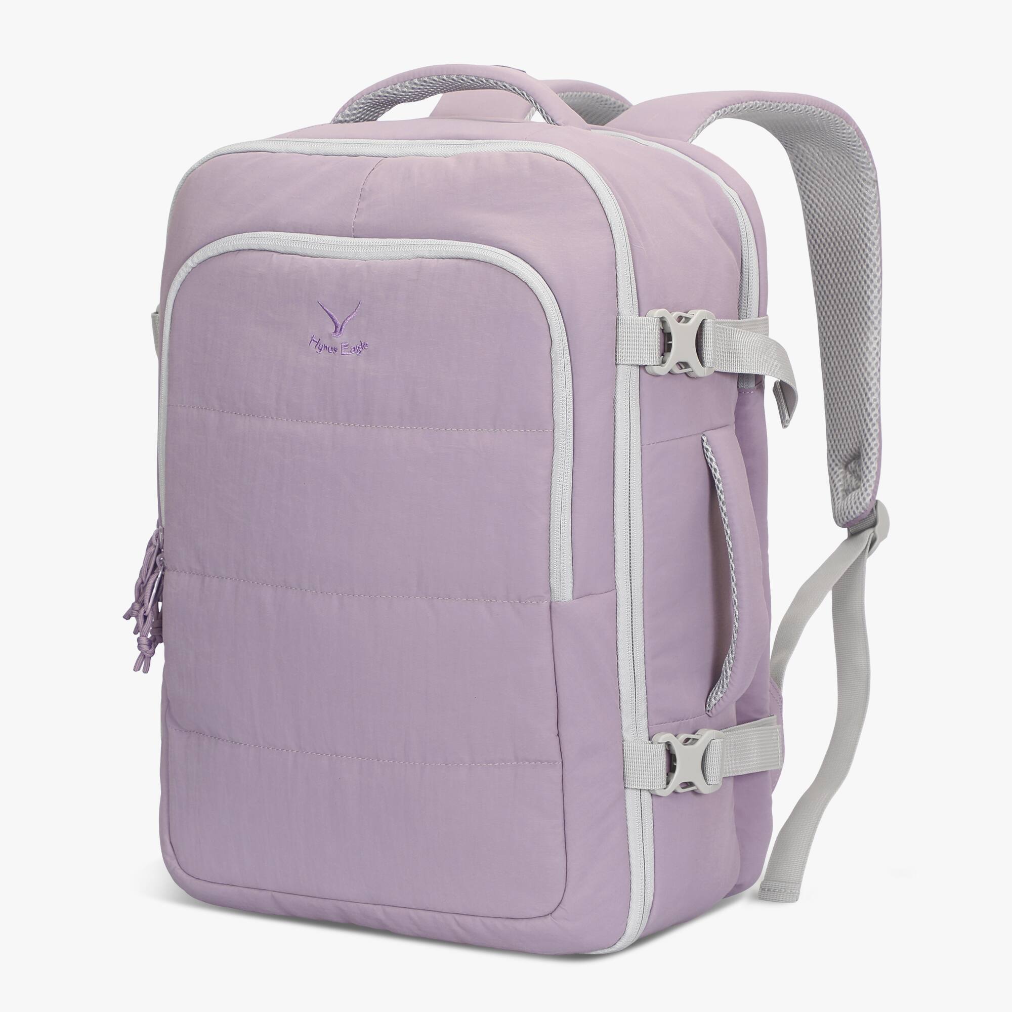 Front. Hynes Eagle - Commuter Travel Backpack - Soft Purple.