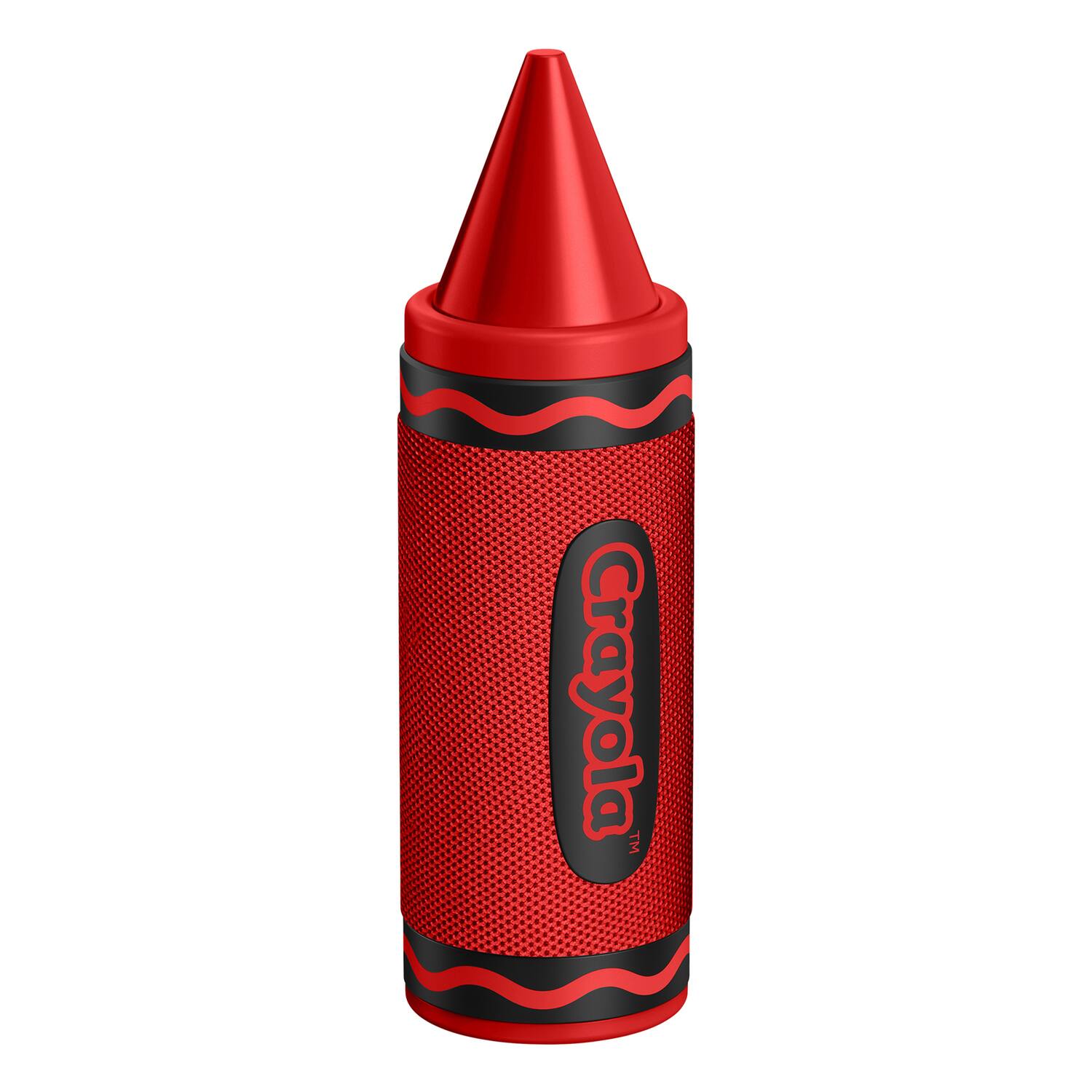Front. Crayola - Crayola Cbt450r Portable Bluetooth Crayon Speaker With Fm Radio, Cbt450 (red) - red.