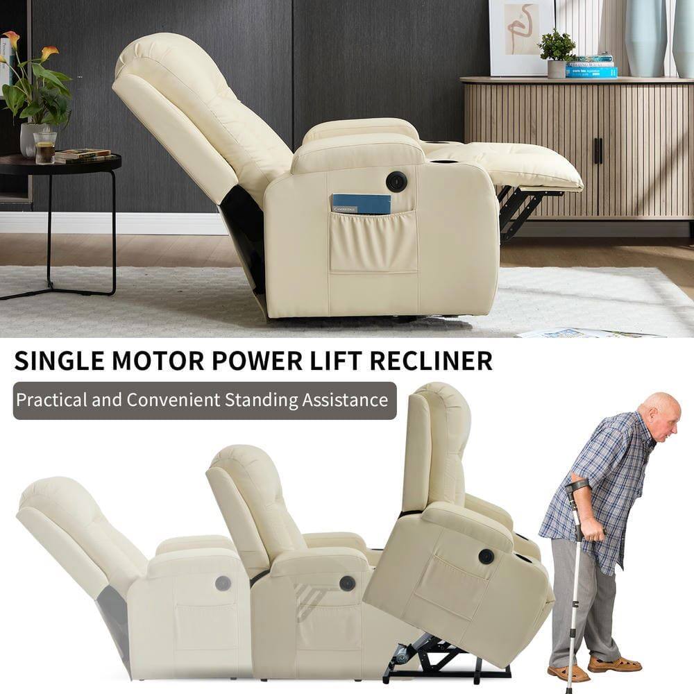 SINGLE MOTOR POWER LIFT RECLINER  
Practical and Convenient Standing Assistance