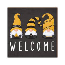 Fan Creations - Missouri Tigers 10'' x 10'' Welcome Gnomes Sign - Multicolor