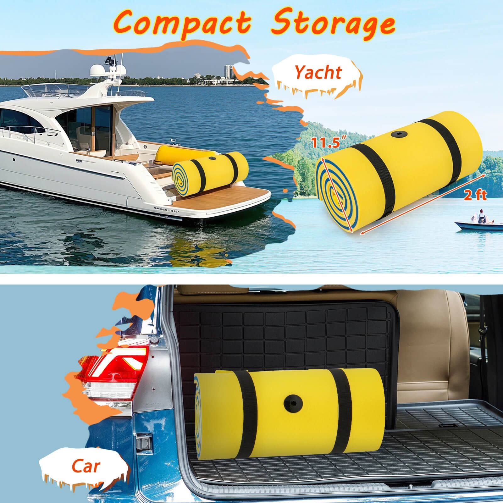 Compact Storage  
Yacht  
11.5"  
2 ft  

Car