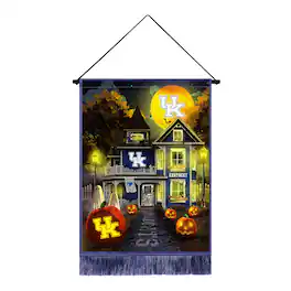 Sporticulture - Kentucky Wildcats 18" x 24" LED Halloween Tapestry - Multicolor