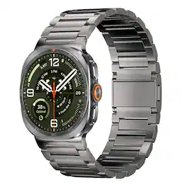 Ultra Supply Co - Titan G4 Titanium Band for Galaxy Watch Ultra 2 / Ultra 47mm - Silver