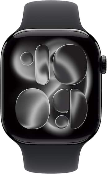 Apple Watch Series 11 (GPS) 46mm Jet Black Aluminum Case with Apple Watch Series 11 (GPS) 46mm Jet Black Aluminum Case with