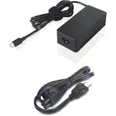 Front. Lenovo - Lenovo AC Adapter - 5 V DC, 9 V DC, 15 V DC, 20 V DC Output - 3.25 A - Black.