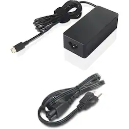 Lenovo - AC Adapter - 5 V DC, 9 V DC, 15 V DC, 20 V DC Output - 3.25 A - Black