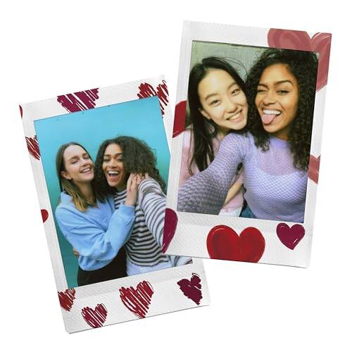 Back. Fujifilm - FUJIFILM Instax Mini Heart Sketch Film - 10 Exposures - Heart Sketch.