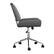 Alt View 20. Martha Stewart - Tyla Faux Leather Armless Office Chair - Gray Faux Leather/Polished Nickel.