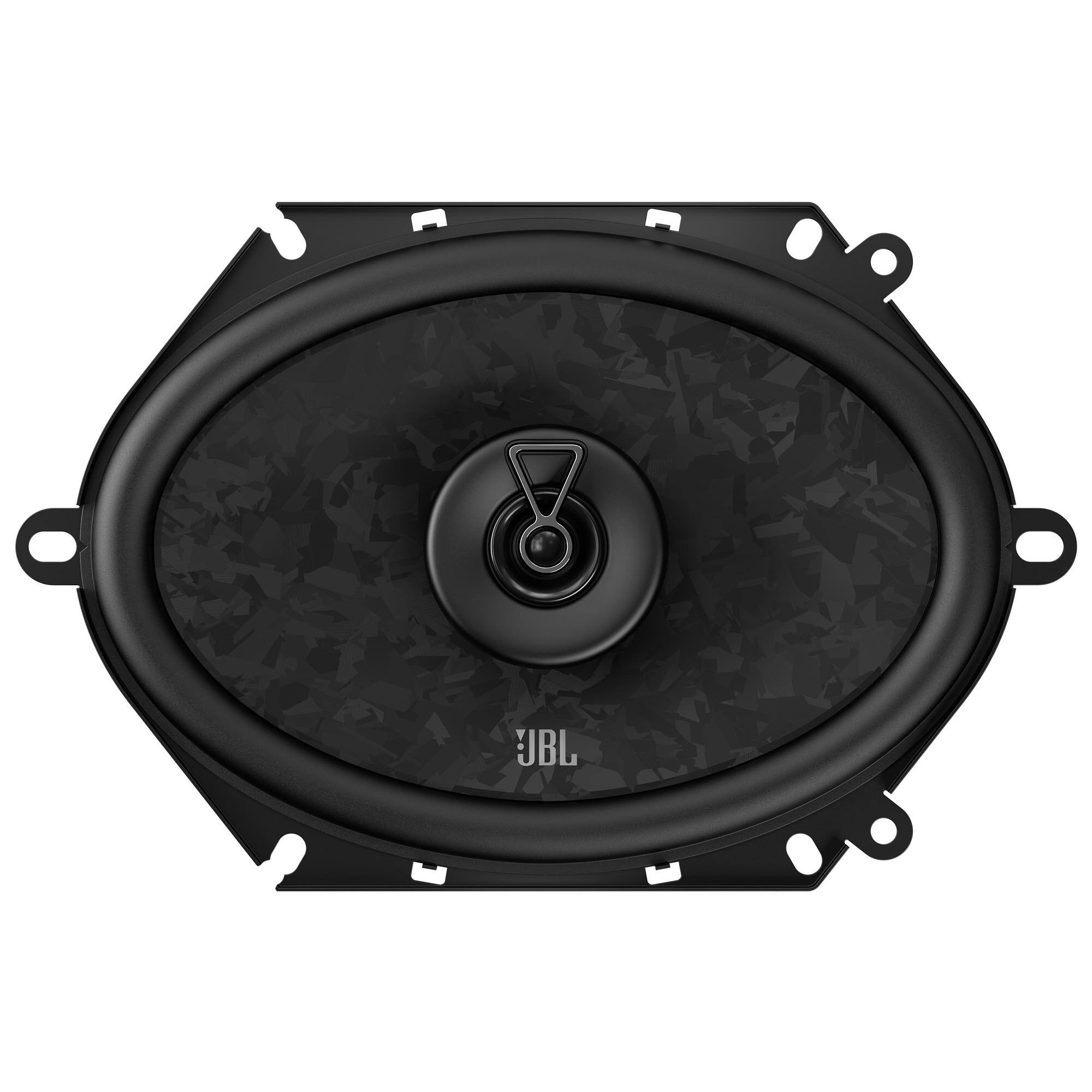 Alt View 1. JBL - JBL STAGE3868F 6” x 8” 2-Way Coaxial Speaker No Grille - Black/Gray.
