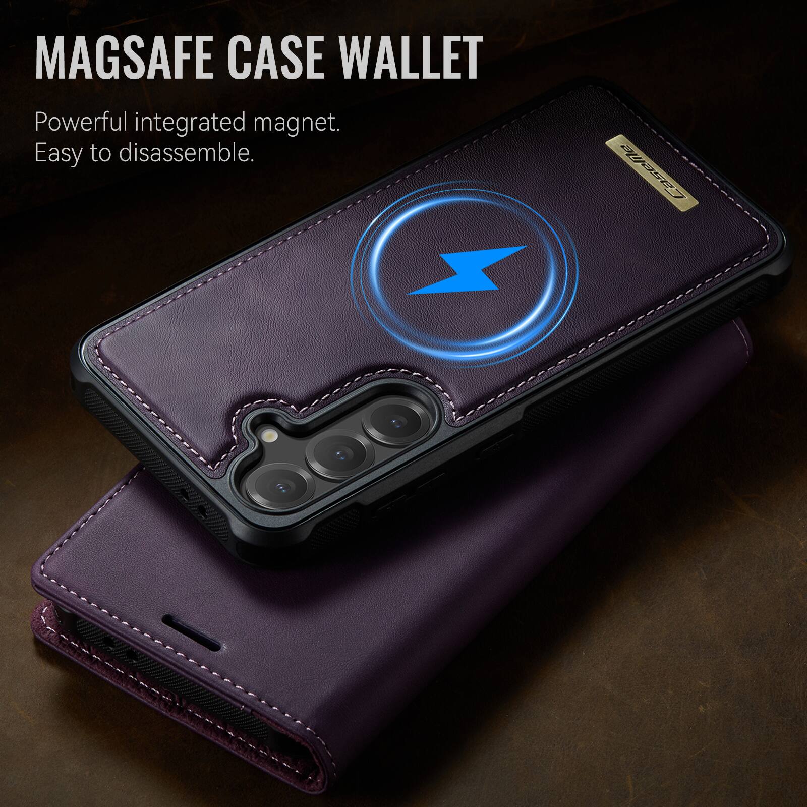 MAGSAFE CASE WALLET  
Powerful integrated magnet.  
Easy to disassemble.