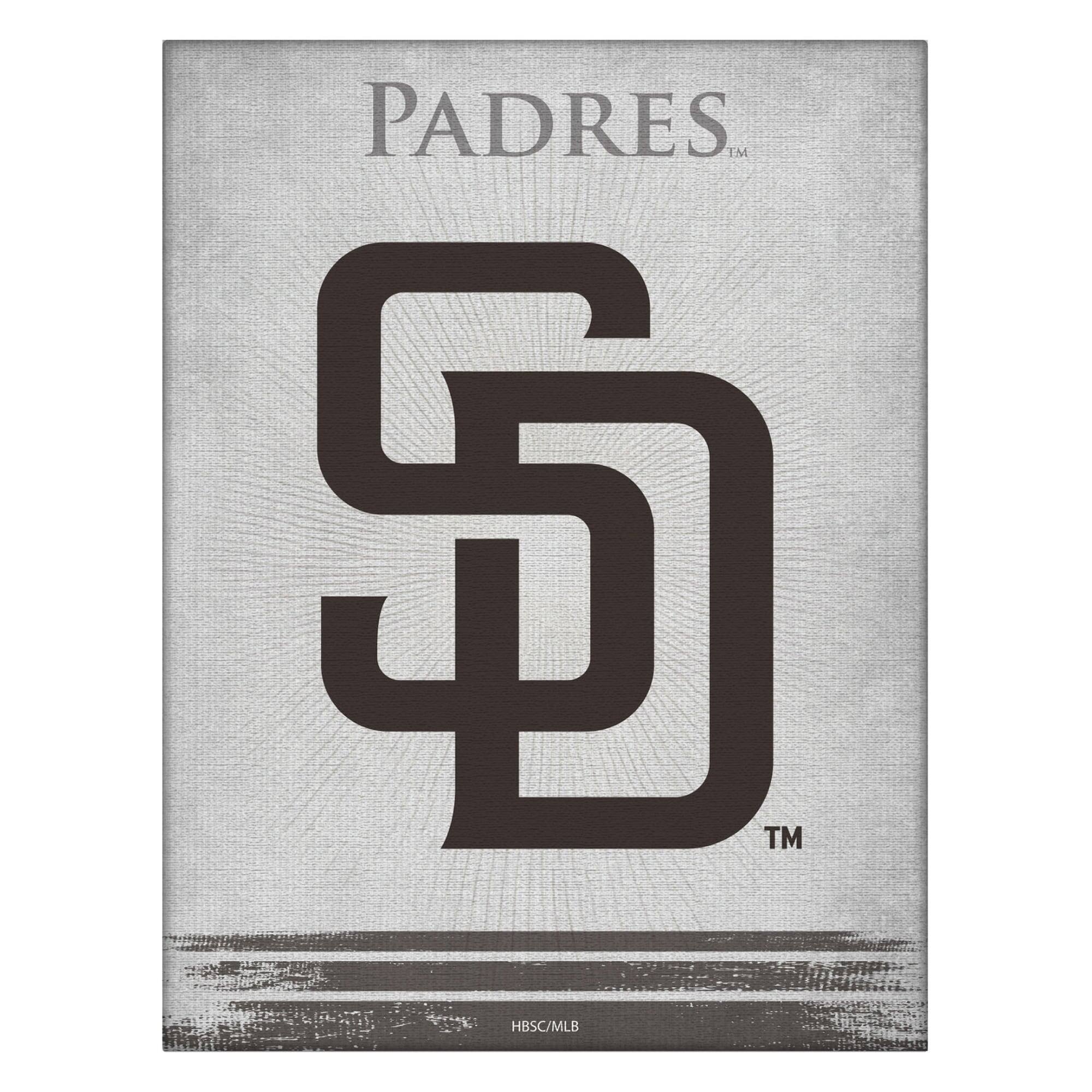 San Diego Padres 15" x 20" Splash Canvas Wall Art