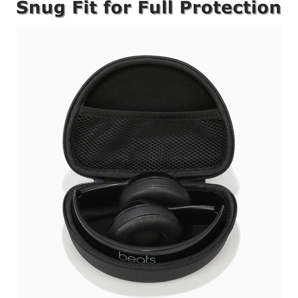 Left. ACJPR - Hard Shell Headphone Case for Solo 4/3/2 Wireless Bluetooth On-Ear Headphones, Foldable Travel Carrying Case.