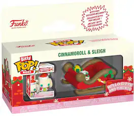 Funko - Bitty POP! Ride: Hello Kitty Holiday - Cinnamoroll & Sleigh - COLLECTIBLES - Multicolor
