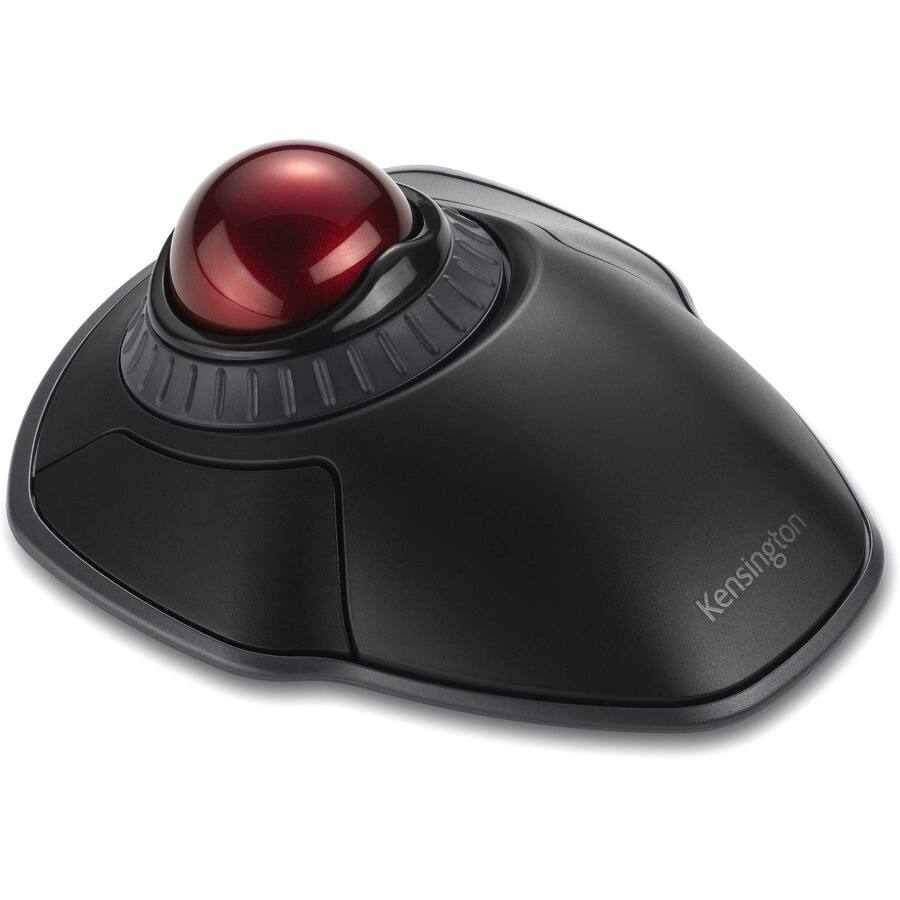 Alt View 7. Kensington - Kensington Orbit Wireless Trackball with Scroll Ring - Black - Optical - Wireless - Bluetooth/Radio Frequency - 2.40 GHz - Black,Red.