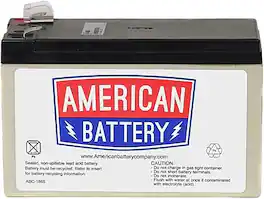 ABC - RBC17 UPS Replacement Battery - Black
