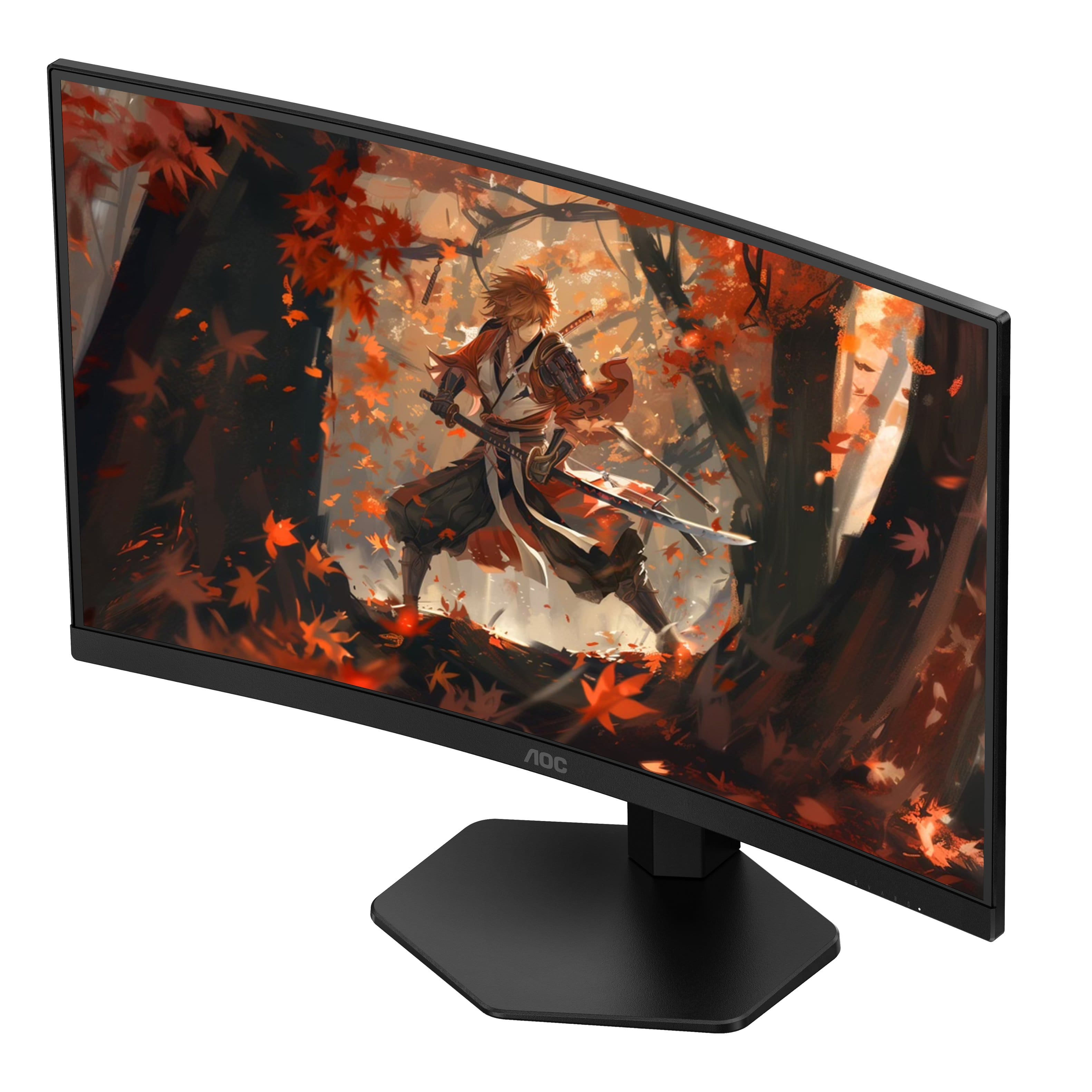 Alt View 13. AOC - C27G4X 27" VA Curved Gaming Monitor, FHD (1920x1080), 180Hz, 0.5ms, Freesync, HDR10 - Black.