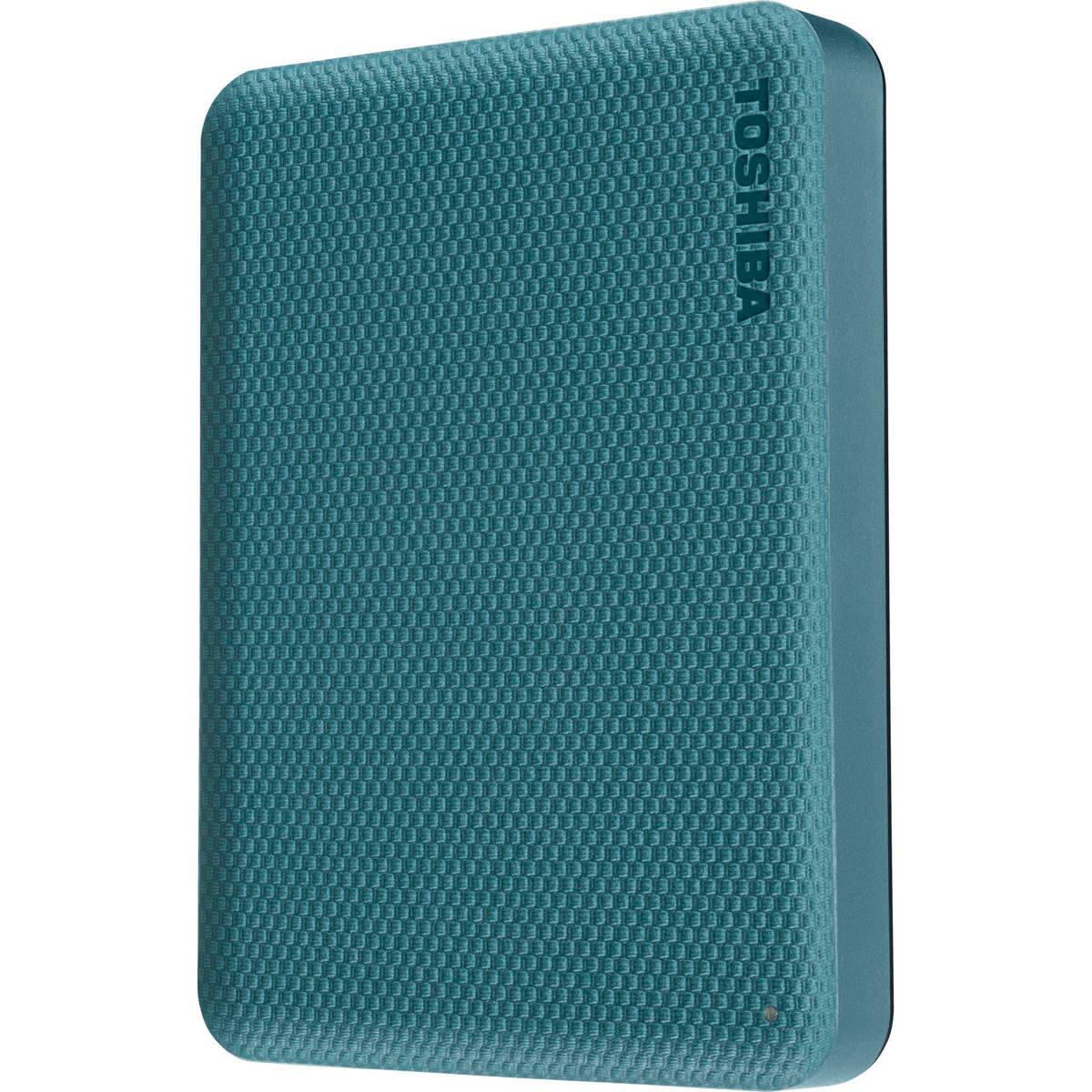 Alt View 8. Toshiba - Toshiba Canvio Advance 4TB USB 3.2 Gen 1 Portable Hard Drive, Green - Green.