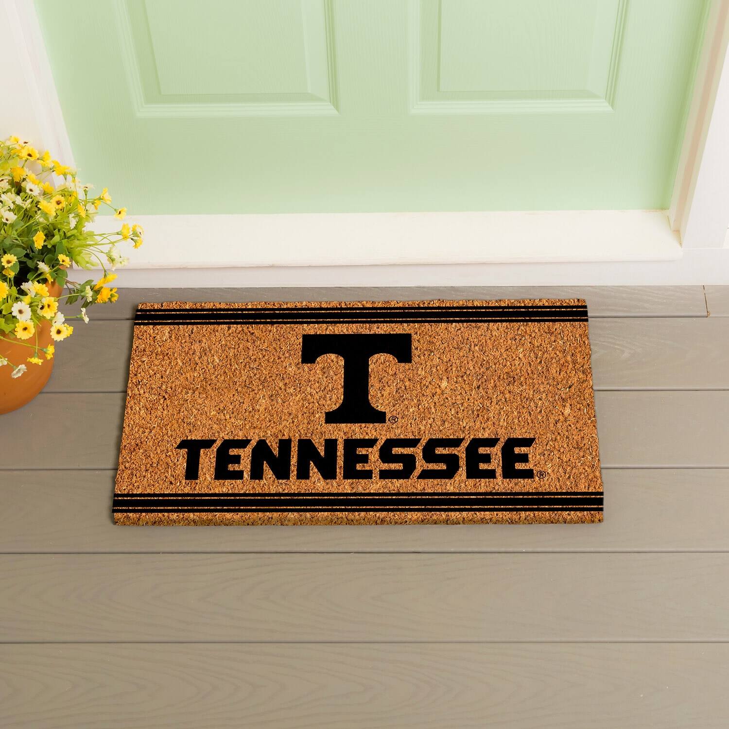 Alt View 2. Evergreen Enterprises - Tennessee Volunteers 16" x 28" Logo Turf Mat - Multicolor.
