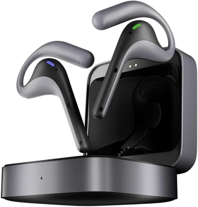 Front. Timekettle - W4 Pro AI Interpreter Earbuds - Grey.