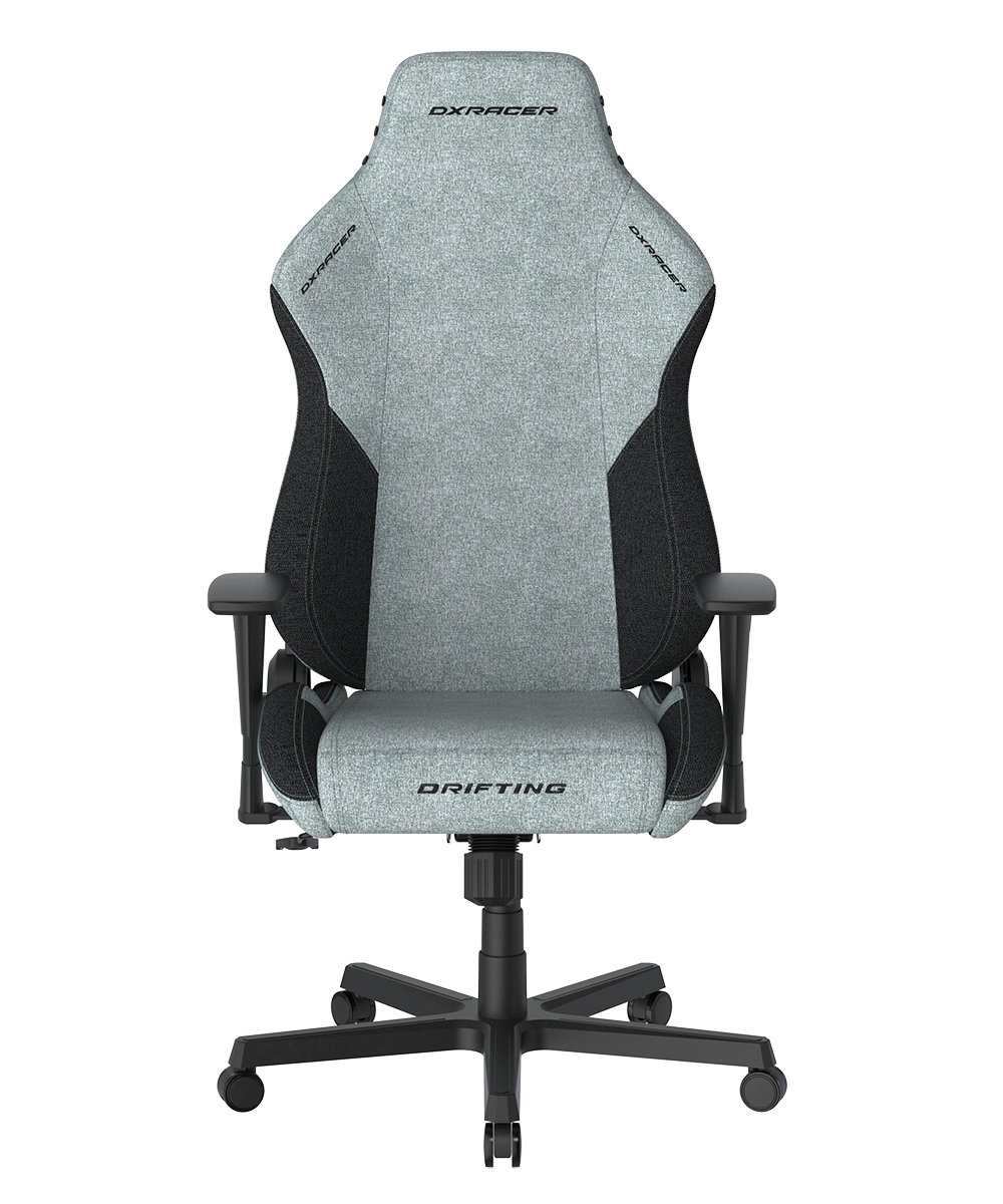 DXRacer - Drifting Series Gaming Chair – Fabric Cyan & Black, Ergonomic Racing-Style with 3D Armrests & Reclining Backrest - Cyan and Black