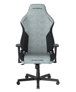DXRacer - Drifting Series Gaming Chair – Fabric Cyan & Black, Ergonomic Racing-Style with 3D Armrests & Reclining Backrest - Cyan and Black