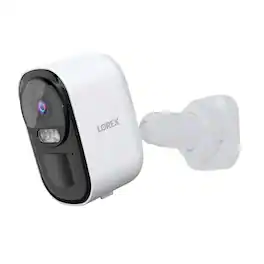 Lorex - Connect 2K Wi-Fi Battery-Powered Security Camera - White