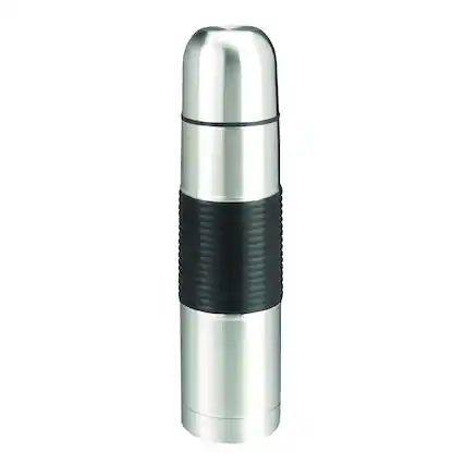 Front. Brentwood - Brentwood 500ML Vacuum S/S Flask Coffee Thermos - Silver.